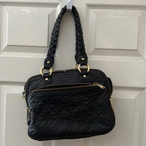 Cynthia Rowley black leather purse.